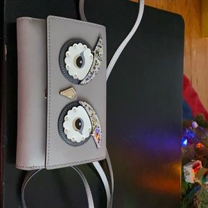 Kate Spade Owl Crossbody with removable strap